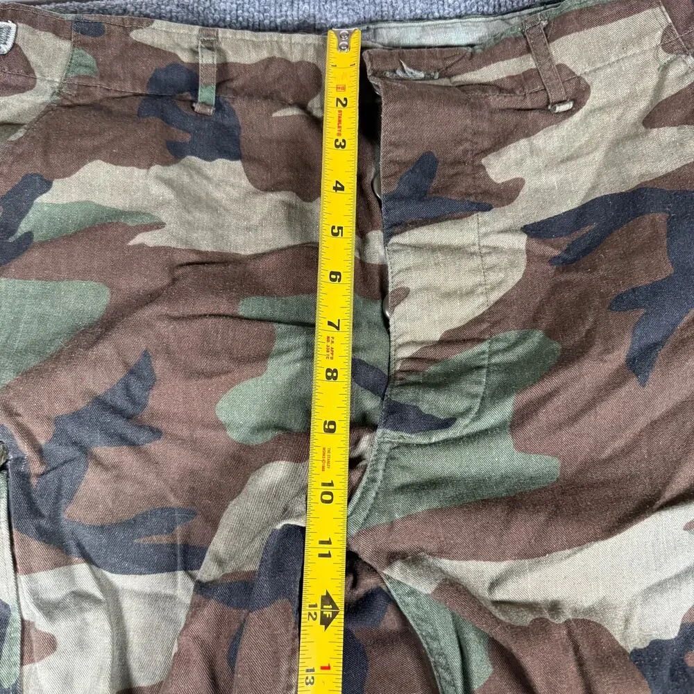 Vintage U.S. Army Woodland Camouflage Cold Weather Pants Medium Regular 31 x 32 - Picture 9 of 11